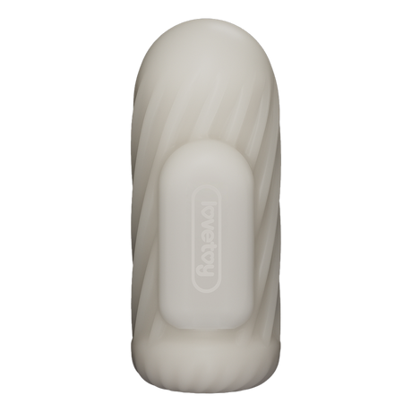 LoveToy - Knights Ring - Vibrerende Dual Purpose Sleeve - Spiraal - Wit