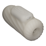 LoveToy - Knights Ring - Vibrerende Dual Purpose Sleeve - Spiraal - Wit