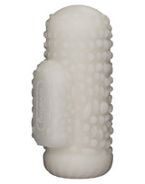 LoveToy - Knights Ring - Vibrerende Dual Purpose Sleeve - Drip - Wit