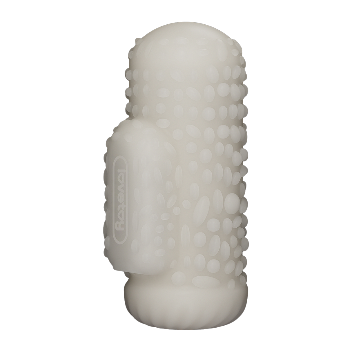 LoveToy - Knights Ring - Vibrerende Dual Purpose Sleeve - Drip - Wit