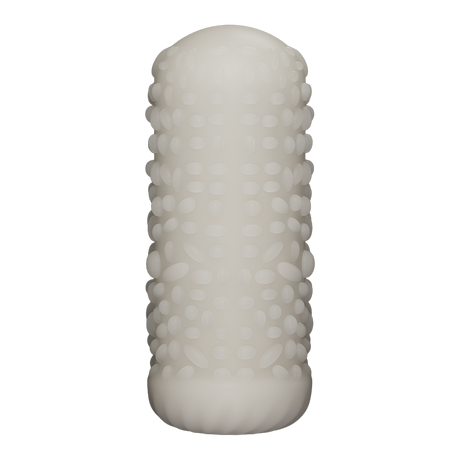 LoveToy - Knights Ring - Vibrerende Dual Purpose Sleeve - Drip - Wit