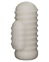 LoveToy - Knights Ring - Vibrerende Dual Purpose Sleeve - Golvend - Wit