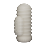 LoveToy - Knights Ring - Vibrerende Dual Purpose Sleeve - Golvend - Wit