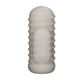 LoveToy - Knights Ring - Vibrerende Dual Purpose Sleeve - Golvend - Wit