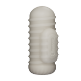 LoveToy - Knights Ring - Vibrerende Dual Purpose Sleeve - Golvend - Wit