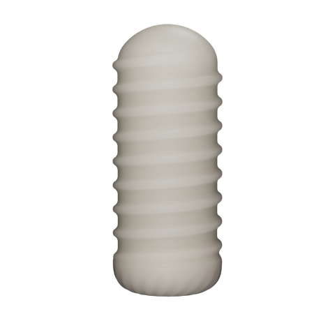 LoveToy - Knights Ring - Vibrerende Dual Purpose Sleeve - Golvend - Wit