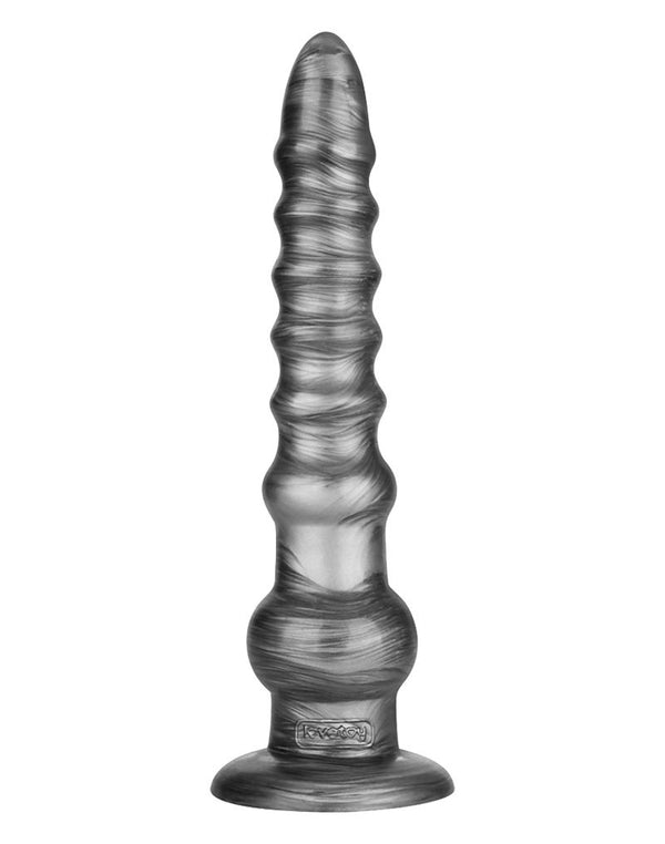 LoveToy - Kingsize Vibrerende Vibrax Slider 32 cm - Zilver