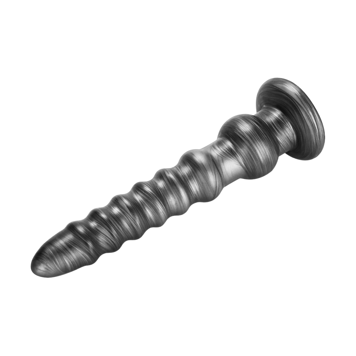 LoveToy - Kingsize Vibrerende Vibrax Slider 32 cm - Zilver