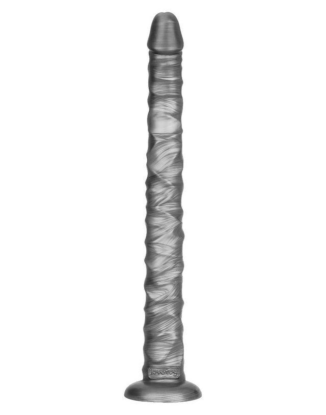 LoveToy - Kingsize Vibrerende Vibrax Slider 40,5 cm - Zilver