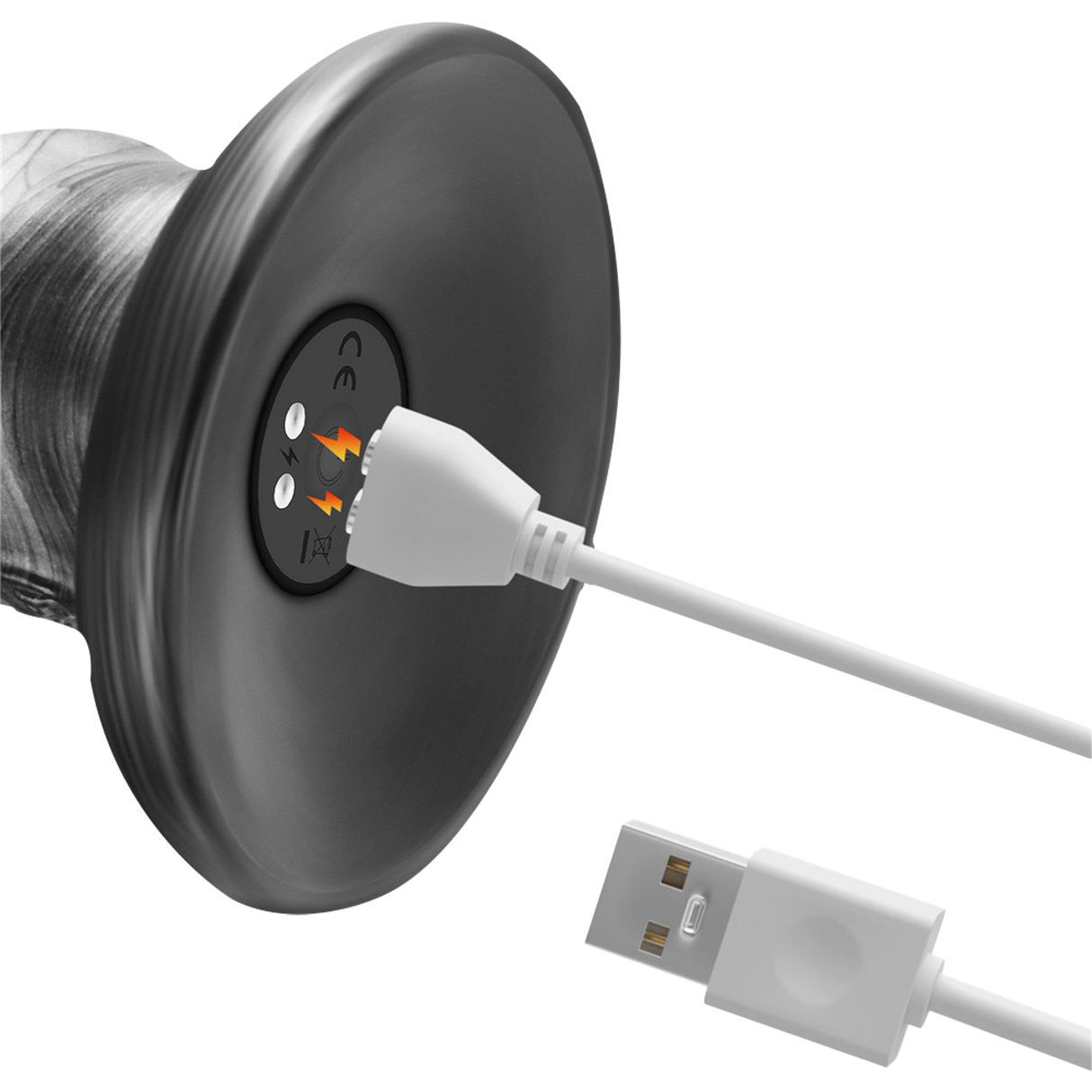 LoveToy - Kingsize Vibrerende Vibrax Slider 40,5 cm - Zilver