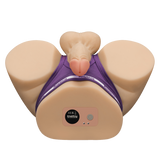 LoveToy - Streetgirl's Dual Motor Sensation Pulse met Dildo - Nude