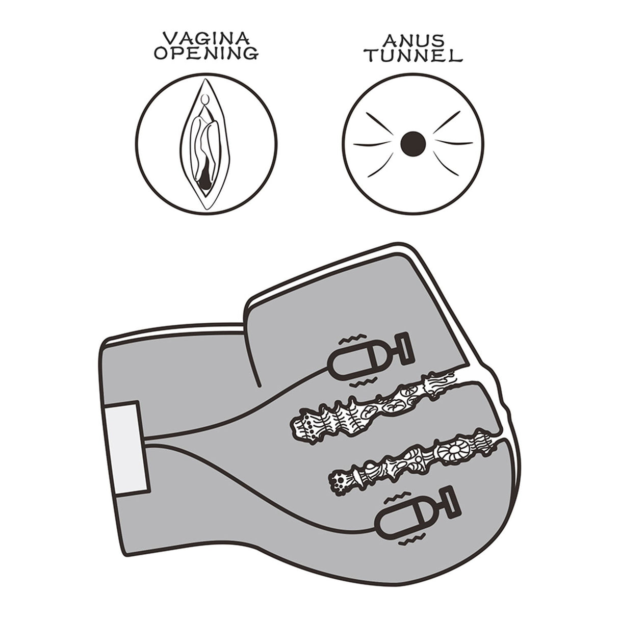 LoveToy - Streetgirl's Dual Motor Sensation Pulse - Nude