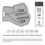 LoveToy - Streetgirl's Dual Motor Sensation Pulse - Nude