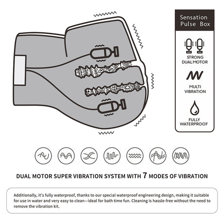 LoveToy - Streetgirl's Dual Motor Sensation Pulse - Nude
