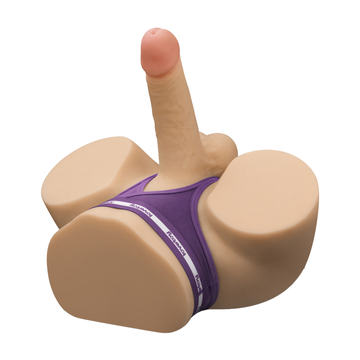 LoveToy - Streetgirl's 17 met buigbare dildo - Nude