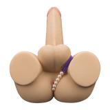 LoveToy - Streetgirl's 14 met buigbare dildo - Nude