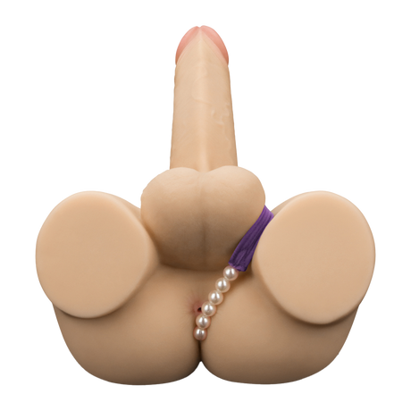 LoveToy - Streetgirl's 14 met buigbare dildo - Nude