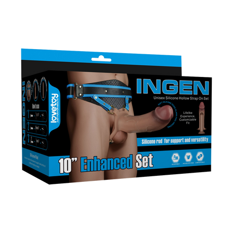 LoveToy - Ingen 25,5cm - Enchanced Set XS/S/M - Nude