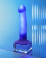 Strap-On-Me - Glow LED Dildo - Maat M - Paars