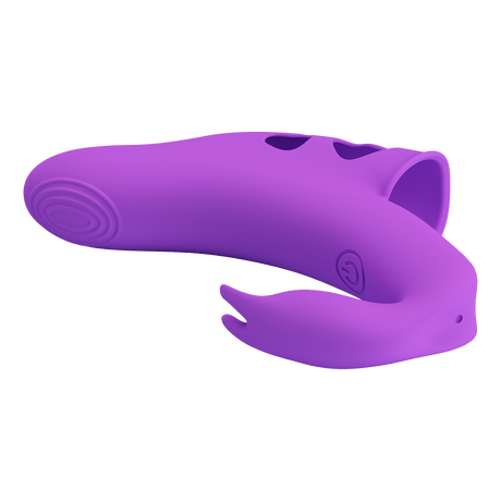 Pretty Love - Yenna - Krachtige vingervibrator - Paars