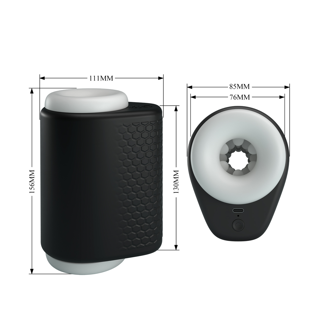 Pretty Love - DJ Girl - Thrusting Perfect Stroker - Zwart/Wit