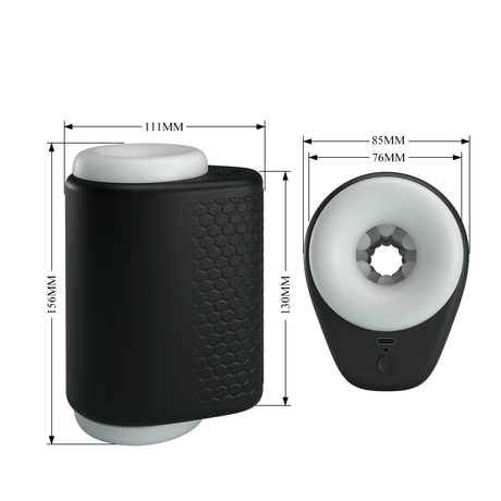 Pretty Love - DJ Girl - Thrusting Perfect Stroker - Zwart/Wit