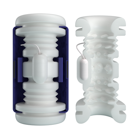 Pretty Love - DJ Lady - Squeezing Perfect Stroker - Blauw/Wit