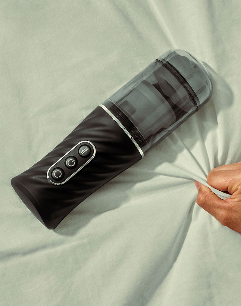 Dorcel - Thrust Blow Pro - Automatische stotende masturbator - Zwart