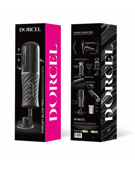 Dorcel - Thrust Blow Pro - Automatische stotende masturbator - Zwart