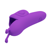 Pretty Love - Snail - Krachtige Vingervibrator - Paars