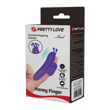 Pretty Love - Snail - Krachtige Vingervibrator - Paars