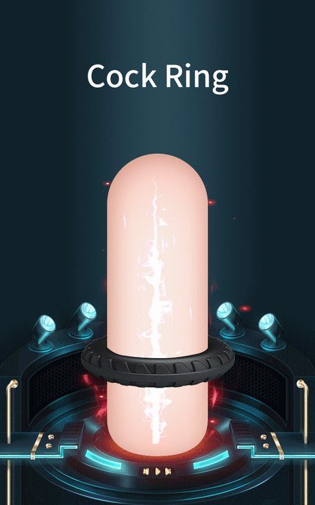 Crazy Bull - Dilson - Super Soft Siliconen Ring - Model 3 - Zwart