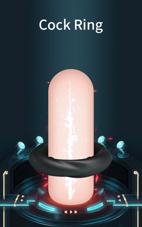 Crazy Bull - Daquez - Super Soft Siliconen ring - Model 4 - Zwart