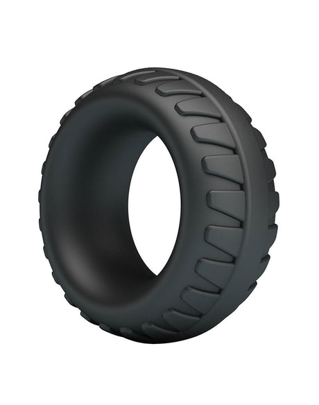 Crazy Bull - Dilson - Super Soft Siliconen Ring - Model 3 - Zwart