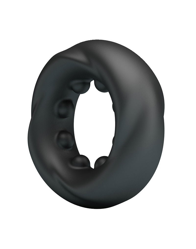 Crazy Bull - Daquez - Super Soft Siliconen ring - Model 4 - Zwart