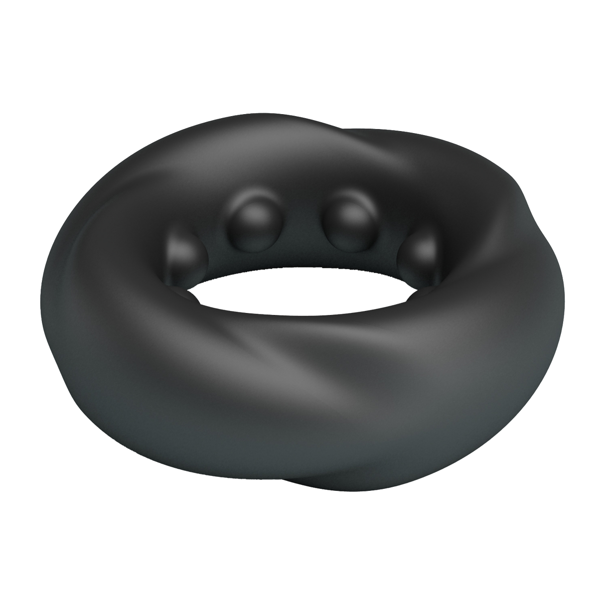 Crazy Bull - Daquez - Super Soft Siliconen ring - Model 4 - Zwart