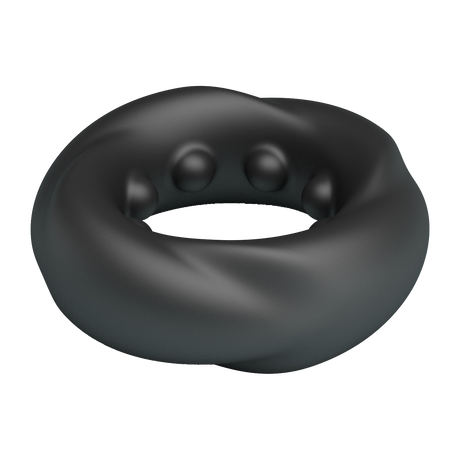 Crazy Bull - Daquez - Super Soft Siliconen ring - Model 4 - Zwart