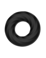 Crazy Bull - Super Soft Siliconen ring - Model 6 - Zwart