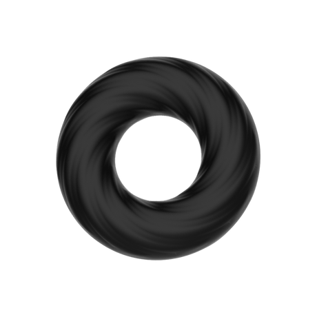 Crazy Bull - Super Soft Siliconen ring - Model 6 - Zwart