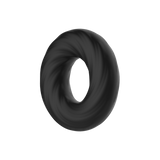 Crazy Bull - Super Soft Siliconen ring - Model 6 - Zwart