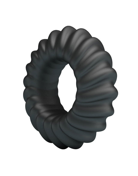 Crazy Bull - Fitz - Super Soft Siliconen Ring - Model 8 - Zwart