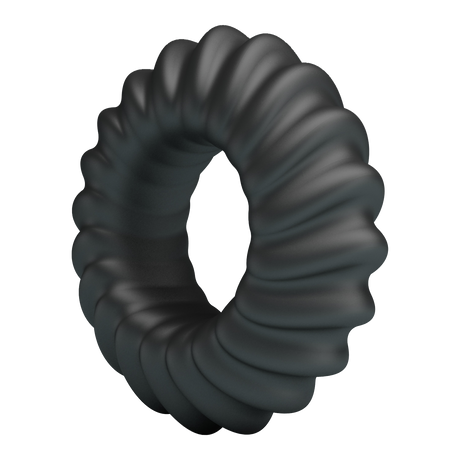 Crazy Bull - Fitz - Super Soft Siliconen Ring - Model 8 - Zwart