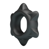 Crazy Bull - Ethaniel - Super Soft Siliconen Ring - Model 11 - Zwart