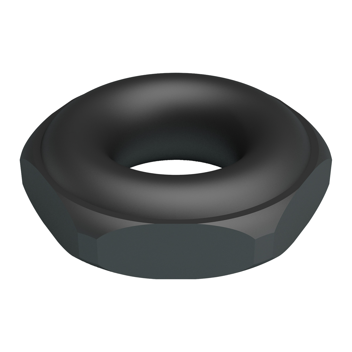 Crazy Bull - Jarvius - Super Soft Siliconen Ring - Model 14 - Zwart