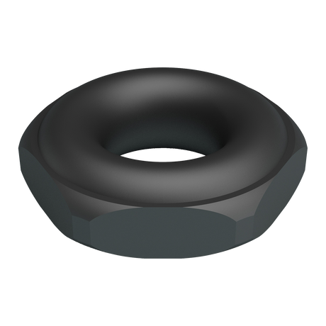 Crazy Bull - Jarvius - Super Soft Siliconen Ring - Model 14 - Zwart