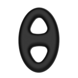 Crazy Bull - Super Soft Siliconen Ring - Model 16 - Zwart