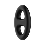 Crazy Bull - Super Soft Siliconen Ring - Model 16 - Zwart