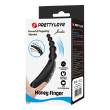 Pretty Love - Jordin - Krachtige Vingervibrator - Zwart