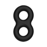 Crazy Bull - Super Soft Siliconen Ring - Model 17 - Zwart