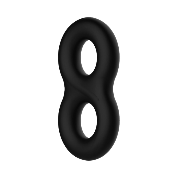 Crazy Bull - Super Soft Siliconen Ring - Model 17 - Zwart